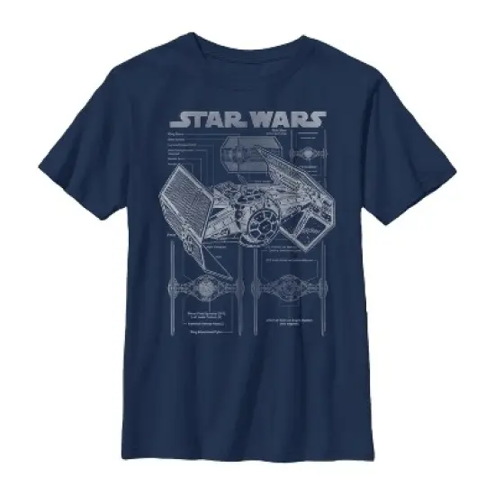 Boy's Star Wars TIE Fighterprint T-Shirt image {4}