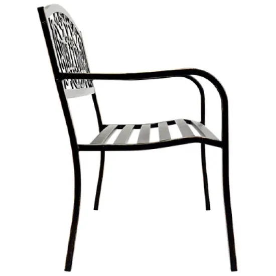 Costway Garden Bench Outdoor Furniture Porch Path Loveseat Chair image {9}