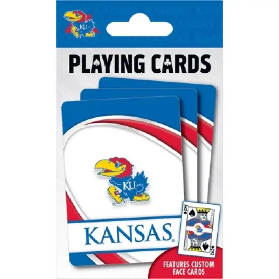 MasterPieces Officially Licensed NCAA Kansas Jayhawks Playing Cards - 54 Card Deck for Adults image {4}