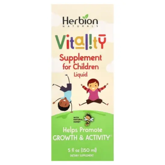 Herbion Naturals Vitality Supplement For Children, With Natural Honey, 5 fl oz (150 ml) image {4}