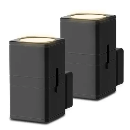 DORESshop 1-Light Dimmable Night Light Plug-In Adjustable 0-100LM Soft White with Dusk to Dawn Sensor for Hallway Bedroom(2-Pack) image {7}