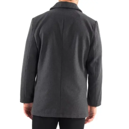 Alpine Swiss Vance Mens Wool Blend Button Up Coat image {6}