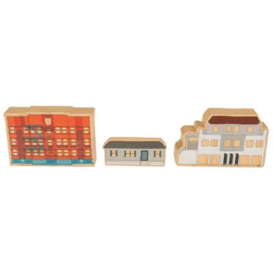 Trenak Trading Homes Around the World Wooden Blocks  - Set of 15 image {3}