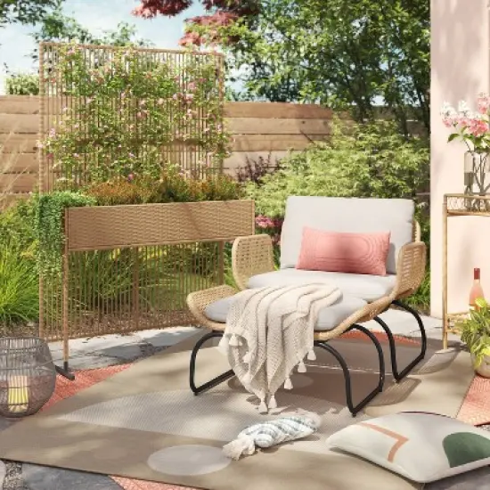 5' Plant Compatible Privacy Screen Divider - Brown - Threshold&trade; image {1}