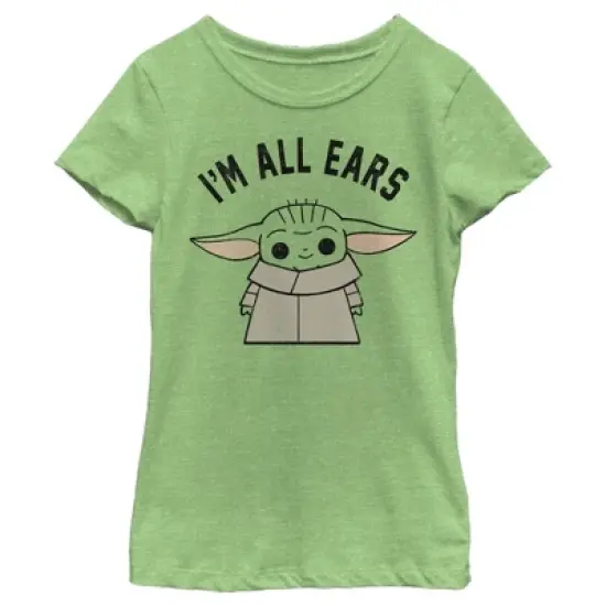 Girl's Star Wars The Mandalorian The Child I'm All Ears T-Shirt image {3}