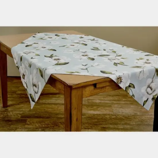 Split P Magnolia Floral Table Scarf 50''X50'' image {5}