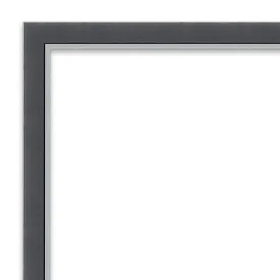 Amanti Art Eva Black Silver Thin Framed Dry Erase Magnetic Board image {3}