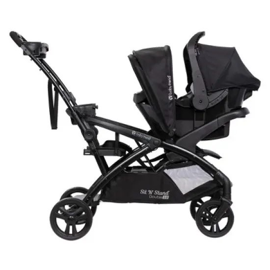 Baby Trend Sit N' Stand Double 2.0 Stroller - Madrid Black image {6}