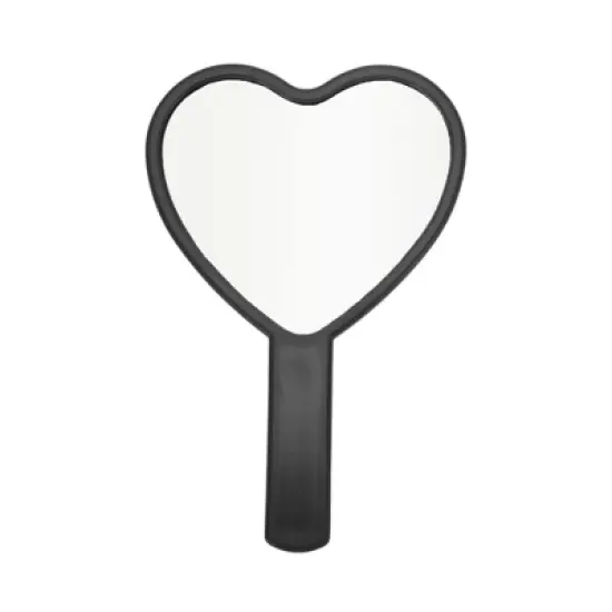 Unique Bargains Heart-shaped Handheld Mirror 1 Pc image {6}
