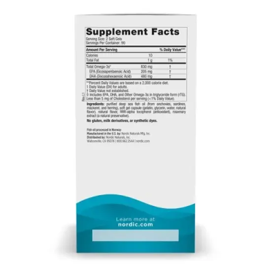 Nordic Naturals Strawberry DHA - Brain & Nervous System Support Supplement image {3}