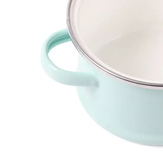 Martha Stewart 2-Pack Mini Enamel on Steel Dutch Ovens image {5}