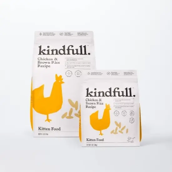 Chicken and Brown Rice Kitten Dry Cat Food - Kindfull&trade; image {3}
