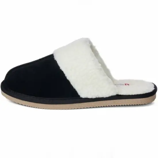 Alpine Swiss Lucy Womens Genuine Suede Memory Foam Scuff Slippers image {2}