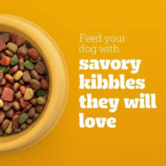 Pedigree Roasted Chicken Flavor with Bacon Bites Adult Dry Dog Food image {4}