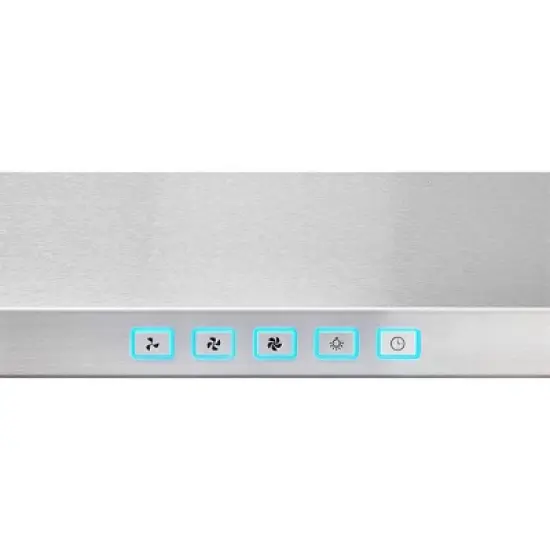Broan BWP2304SS 30 inch Stainless Convertible Wall-Mount Pyramidal Chimney Range Hood image {2}
