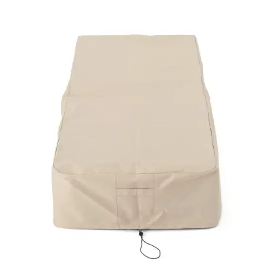 GDFStudio Sylvia Outdoor Waterproof Fabric Chaise Lounge Covers image {4}