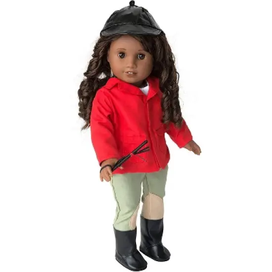 Dress Along Dolly Equestrian Horse Riding Outfit for American Girl Doll image {1}