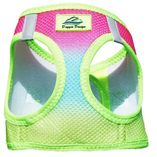 Doggie Design American River Choke Free Dog Harness Ombre Collection-Rainbow image {6}