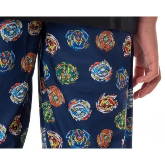 Beyblade Burst Boys' Wizard and Spinner Tops 2 Piece Pant/Raglan Pajama Set Beyblade - Ace Dragon image {2}