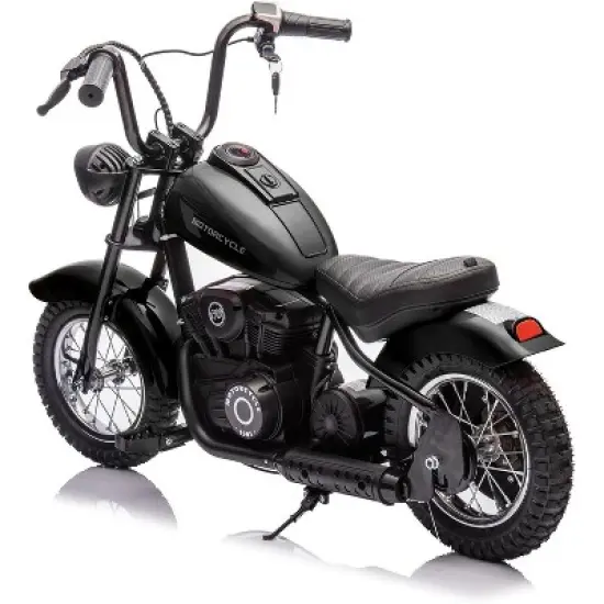 Garvee Electric Dirt Bike for Kids with 15 MPH Top Speed, 24V 300W Motor, LED Lights & 12" Air-Filled Tires image {2}