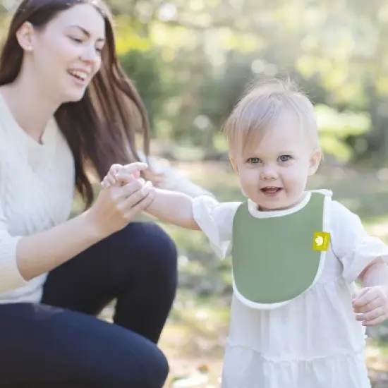 KeaBabies 8pk Organic Baby Bibs for Boy, Baby Drool Bib for Baby Boys and Girls, Infant Teething Bibs  (Daybreak) image {5}