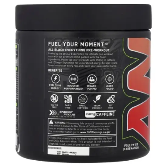 ABE Preworkout, Cherry Cola, 13.75 oz (390 g) image {2}