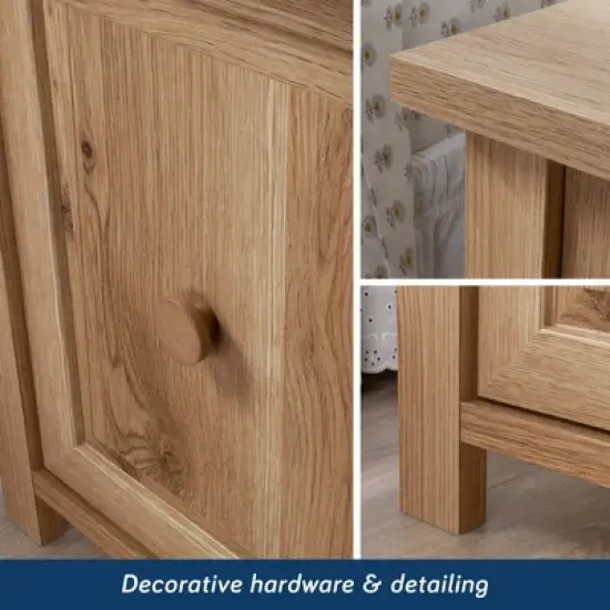 Sauder Hillmont Farm Nightstand Timber Oak image {2}