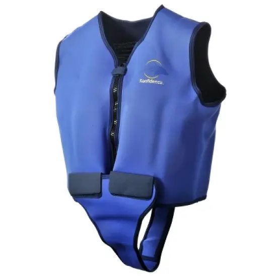 Konfidence Adult Learn to Swim Buoyancy Jacket in Blue image {8}