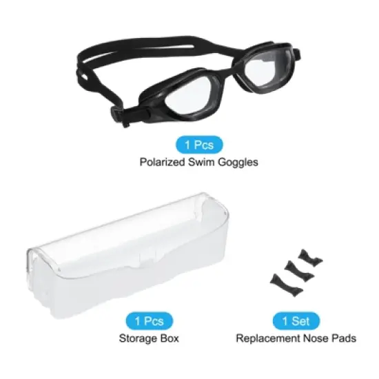 Unique Bargains Pool Sun Ray Resistance Surfing Swim Goggle image {2}