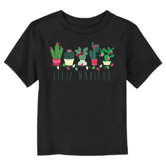 Toddler's Lost Gods Feliz Navidad Cacti T-Shirt image {3}