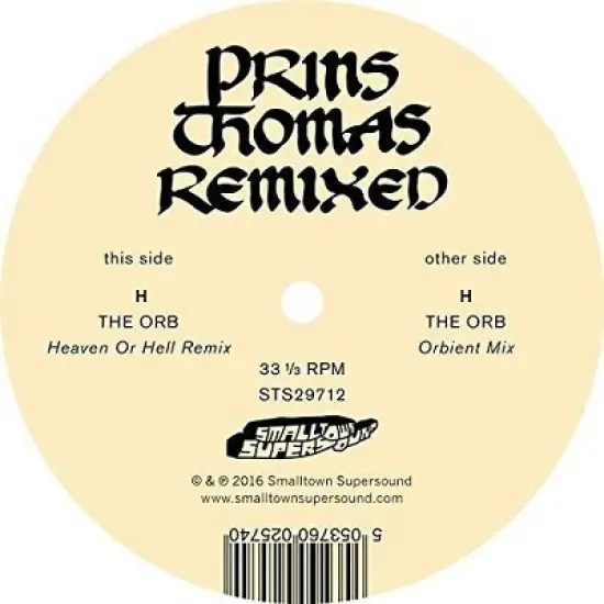 Prins Thomas - The Orb Remixes (Vinyl) image {1}