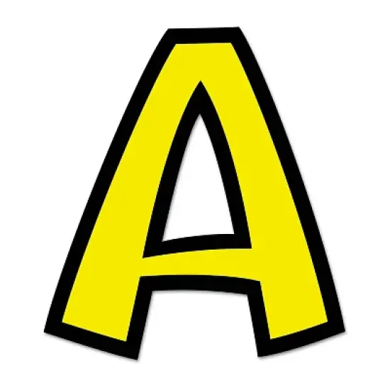 Trend Ready Letters Playful Combo Set Yellow 4"h 216/Set T79743 image {3}