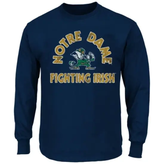 NCAA Notre Dame Fighting Irish Men's Big and Tall Long Sleeve T-Shirt image {3}