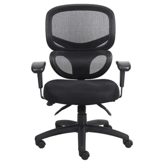 Multi-Function Mesh Task Chair Black - Boss Office Products image {3}