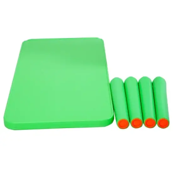 Costway Kids Portable Plastic Table Learn and Play Activity School Home Furniture Green image {7}