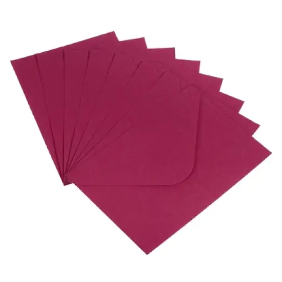 Unique Bargains Blank Paper Mini Vintage DIY Greeting Card Envelope 50 Pcs image {5}