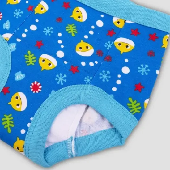Toddler Boys' Baby Shark 6pk Training Underwear image {4}