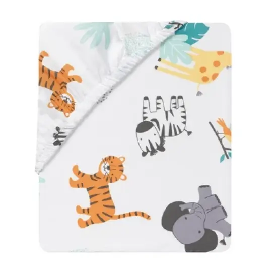 Lambs & Ivy Mighty Jungle Crib Bedding Set - 3pc image {6}