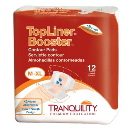 Tranquility TopLiner Incontinence Booster Contour Pads image {3}