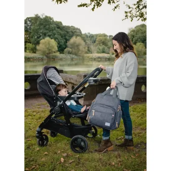 Eddie Bauer Canyon Summit Convertible Diaper Bag Backpack - Gray image {8}