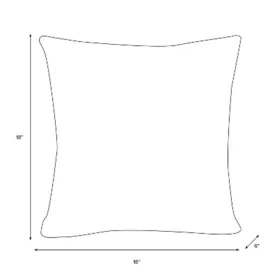 18" x 18" Outdoor Throw Pillow Block Panel - Cloth & Company image {4}