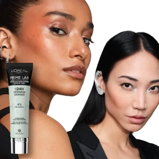 L'Oreal Paris Up to 24hr Lab Primer - Redness Eraser - 1 fl oz image {4}