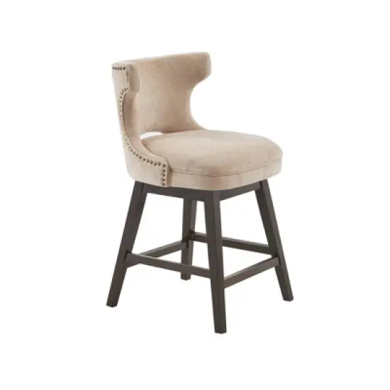 25.75" Cheryl Swivel Counter Height Barstool - Madison Park image {2}