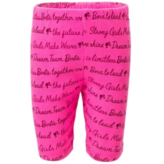 Barbie Girls T-Shirt and Shorts Outfit Set Little Kid to Big Kid image {5}