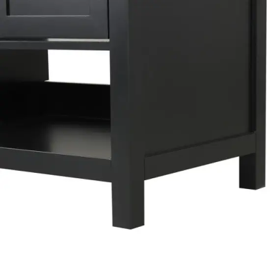 Whisen Bathroom Vanity with Sink, Freestanding Vanity with Drawers, cabinet and Open shelf image {14}