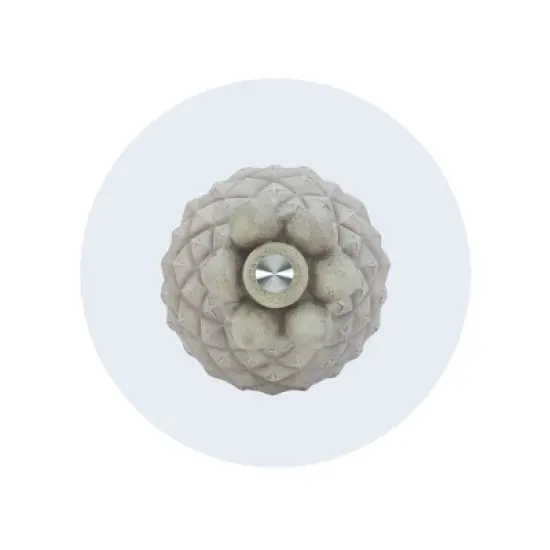 Pamella Pineapple Side Table Gray - Powell Company image {1}