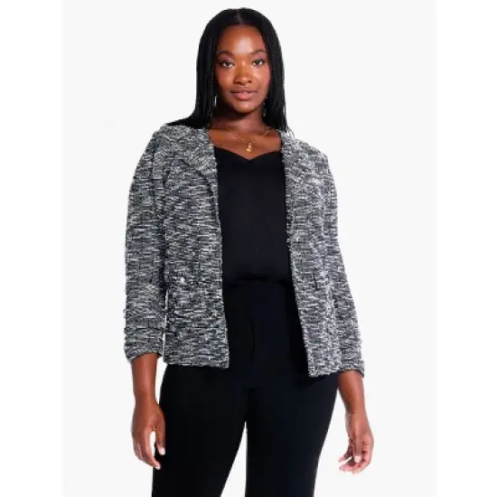 NIC + ZOE Starry Sky Knit Jacket image {1}