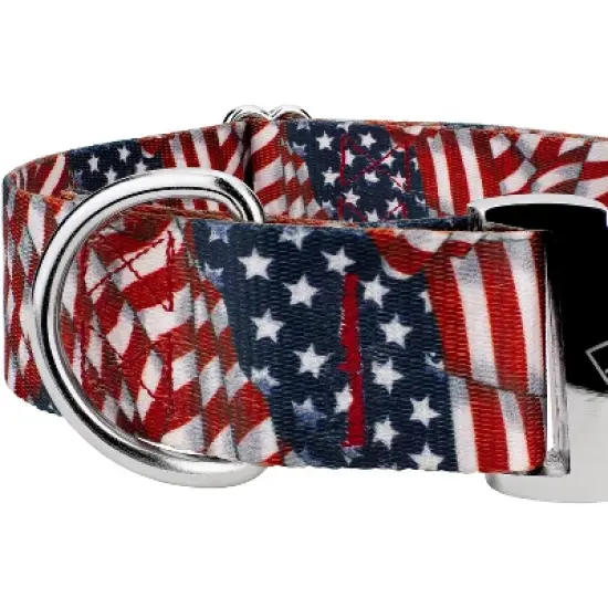 Country Brook Petz 1 1/2 Inch Premium Patriotic Tribute Dog Collar image {5}