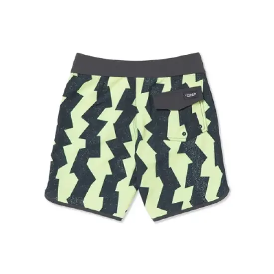 Volcom Boys Mod Wanderer Scallop Boardshort Trunks image {1}