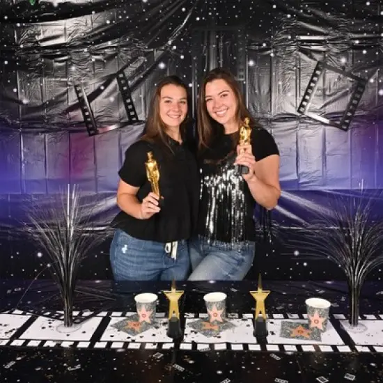 Beistle Awards Night Star Statuette, 8.5", (2/Pkg) Multicolored image {1}